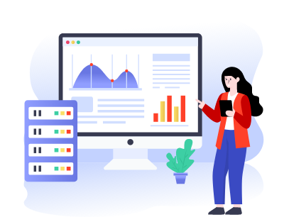 People looking at data